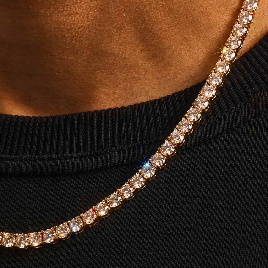 Tennis Bracelet & Chain -5mm