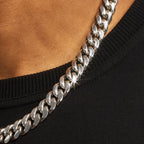 Polished Cuban Bracelet & Chain -12mm