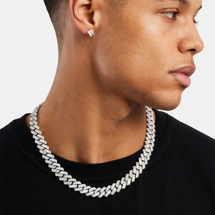Cuban Chain & Earrings