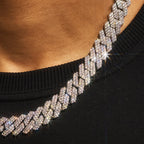 Iced Cuban Bracelet & Chain -14mm