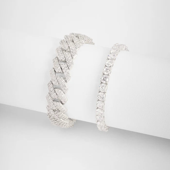 Cuban & Tennis Bracelet