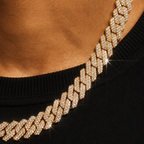 Iced Cuban Bracelet & Chain -14mm