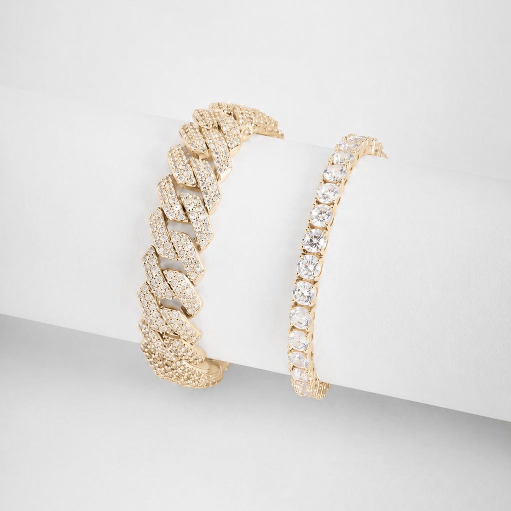 Cuban & Tennis Bracelet