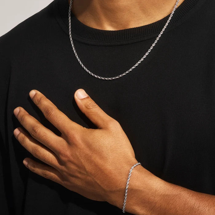 Rope Bracelet & Chain -3mm