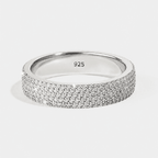 5 Row Stacked Tennis Ring