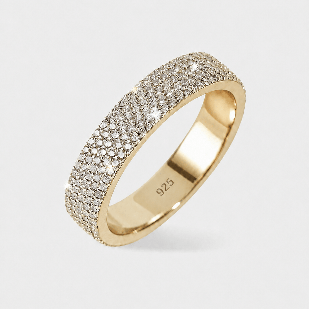 5 Row Stacked Tennis Ring