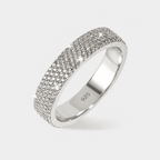 5 Row Stacked Tennis Ring