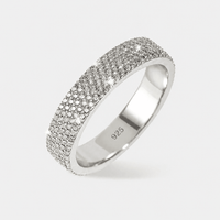 5 Row Stacked Tennis Ring