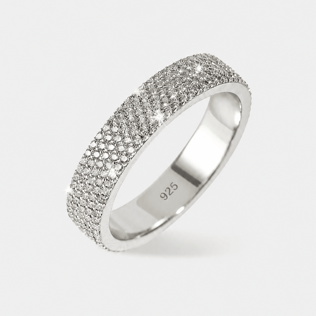 5 Row Stacked Tennis Ring