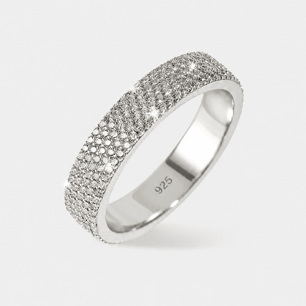 5 Row Stacked Tennis Ring