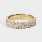 5 Row Stacked Tennis Ring