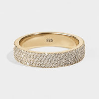 5 Row Stacked Tennis Ring