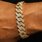 Iced Cuban Bracelet & Chain -14mm
