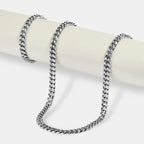 Polished Cuban Bracelet & Chain -5mm