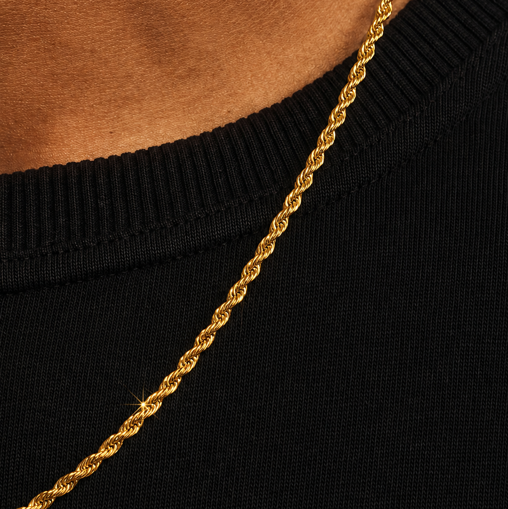 Rope Bracelet & Chain -3mm