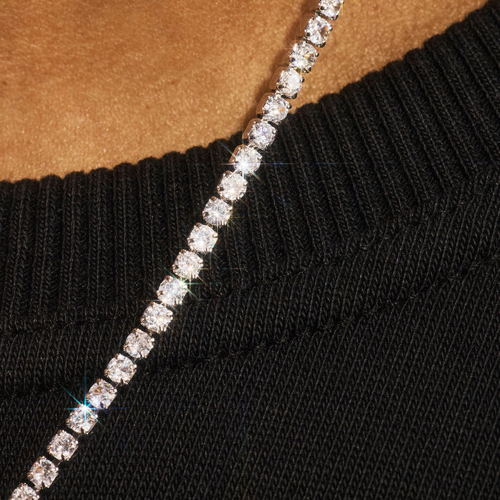 Tennis Bracelet & Chain -2.5mm