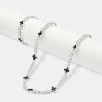 Black Motif Chain & Bracelet