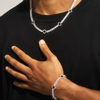 Black Motif Chain & Bracelet
