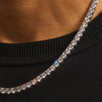 Tennis Bracelet & Chain -5mm