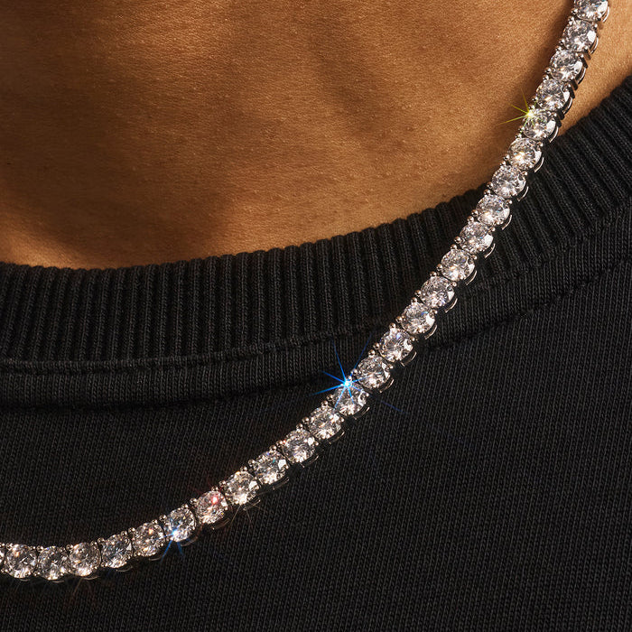Tennis Bracelet & Chain -5mm