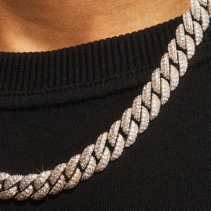 Iced Bracelet & Chain -8mm