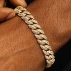 Iced Bracelet & Chain -8mm