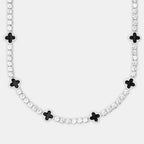 Black Motif Tennis Chain