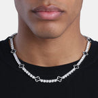 Black Motif Tennis Chain