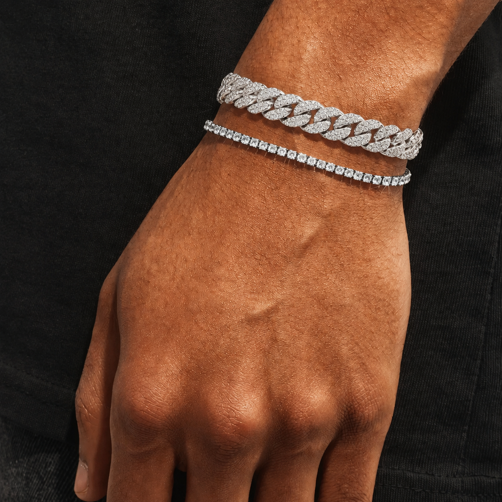 Cuban & Tennis Bracelet