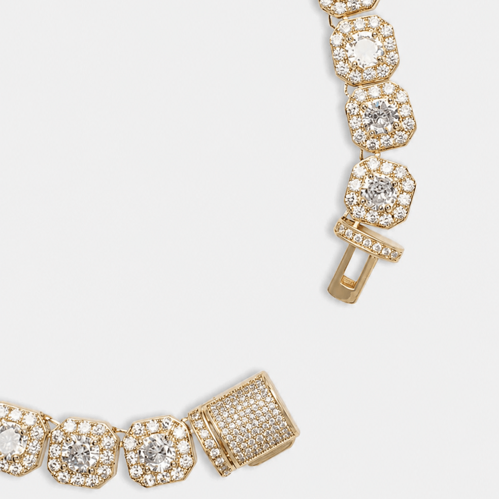 Clusterred Tennis Chain