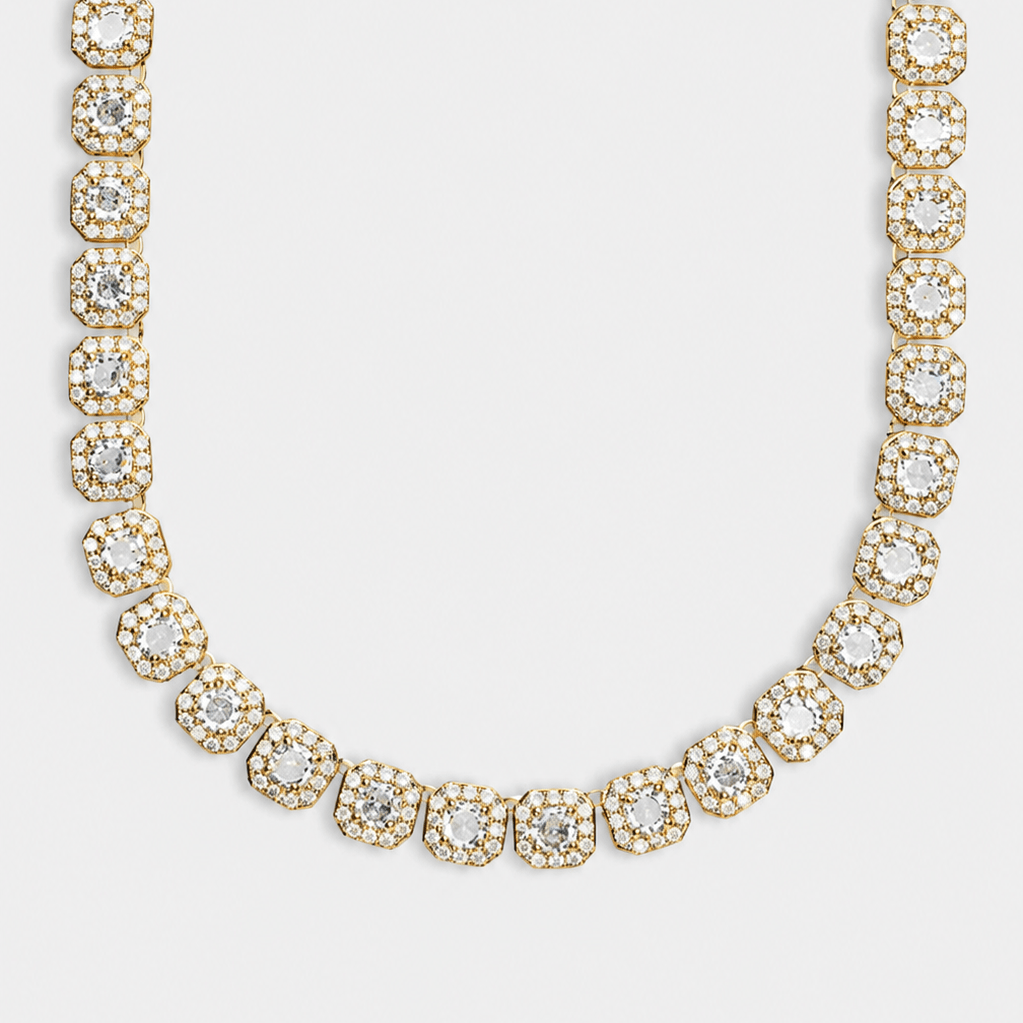 Clusterred Tennis Chain