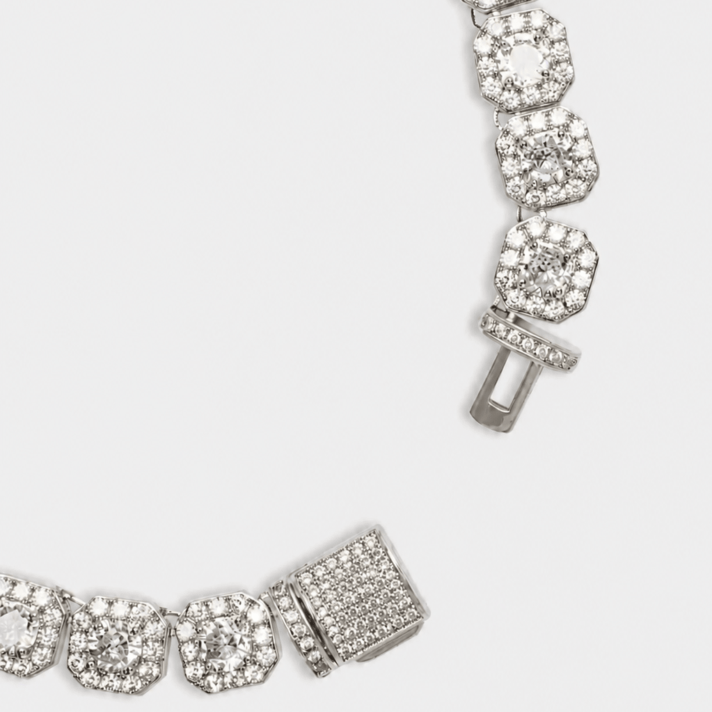 Clusterred Tennis Chain