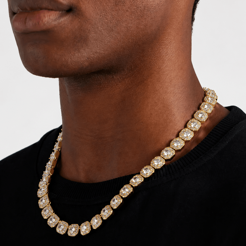 Clusterred Tennis Chain
