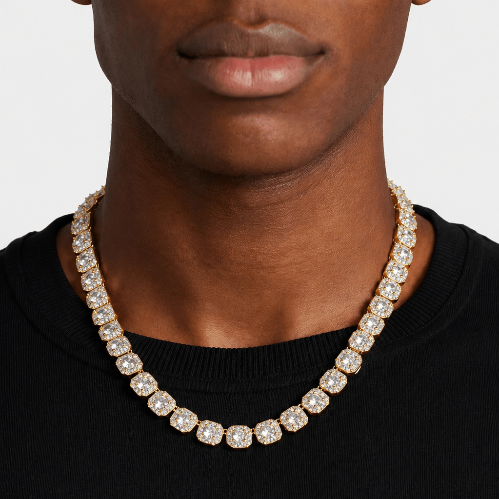 Clusterred Tennis Chain