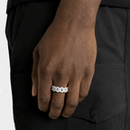Model Hand with Cuban Link Ring
