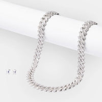 Cuban Chain & Earrings