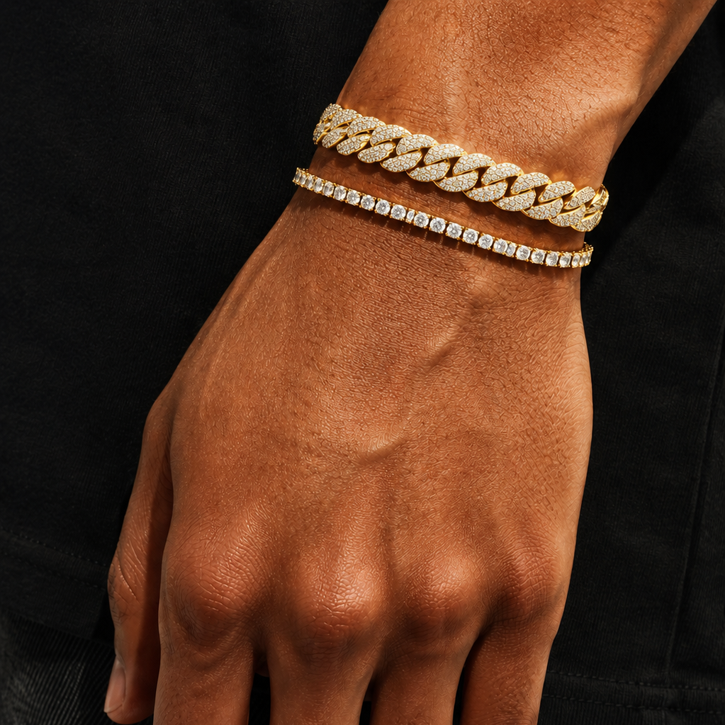 Cuban & Tennis Bracelet
