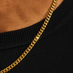 Polished Cuban Bracelet & Chain -3mm