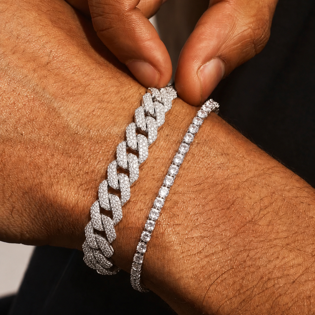Cuban & Tennis Bracelet