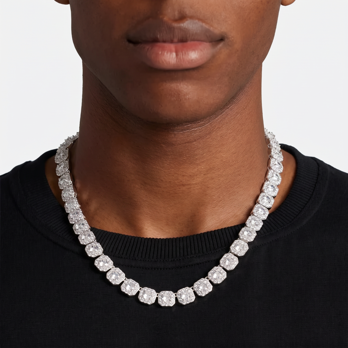Clusterred Tennis Chain
