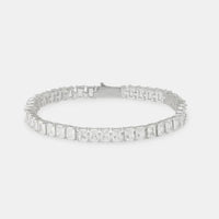 Iced Baquette Tennis Bracelet