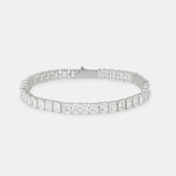 Iced Baquette Tennis Bracelet