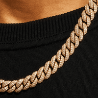 Iced Bracelet & Chain -8mm