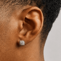 Iced Clustered Stud Earring