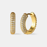 Iced Hoop Earrings