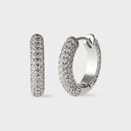 Iced Hoop Earrings