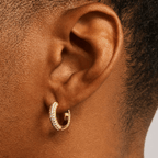 Iced Hoop Earrings