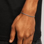 Polished Cuban Bracelet -3mm