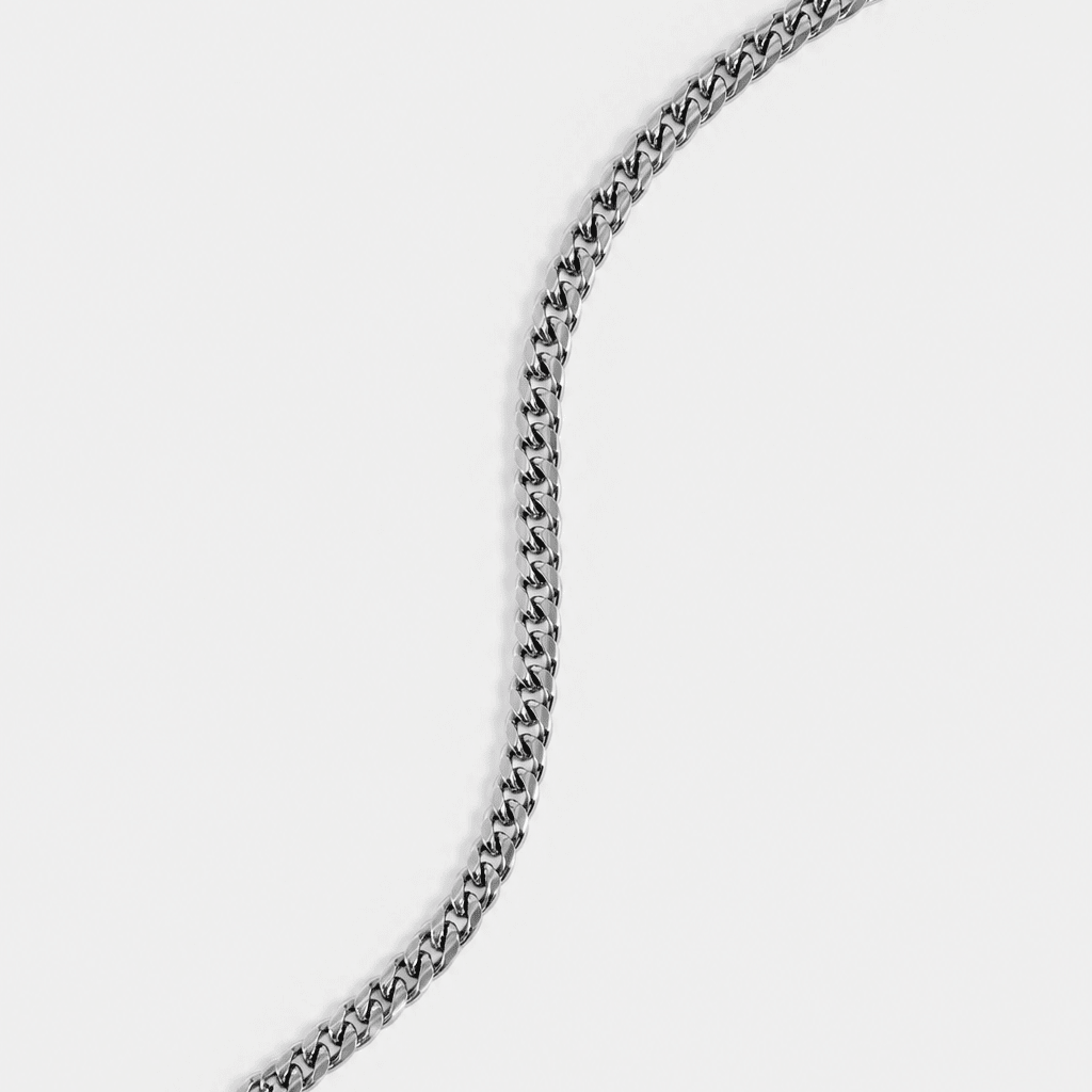 Polished Cuban Bracelet -3mm