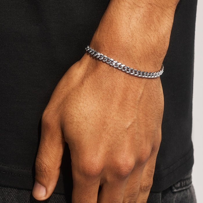 Polished Cuban Bracelet -5mm